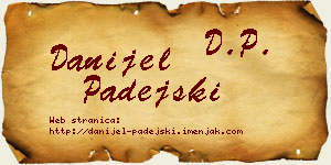 Danijel Padejski vizit kartica